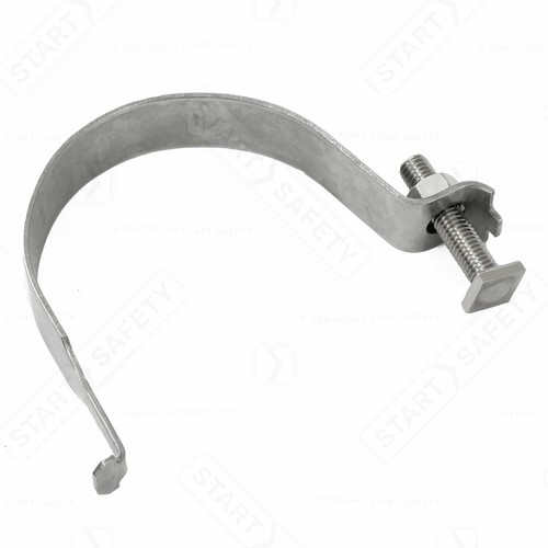 Round steel sign channel - sign, clip