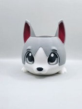 Adorable Wolf Planter - Homemade Plastic Plant Pot - Cute Succulent Holder