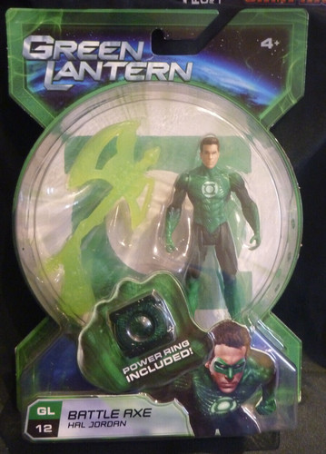 Green lantern battle - lantern, axe