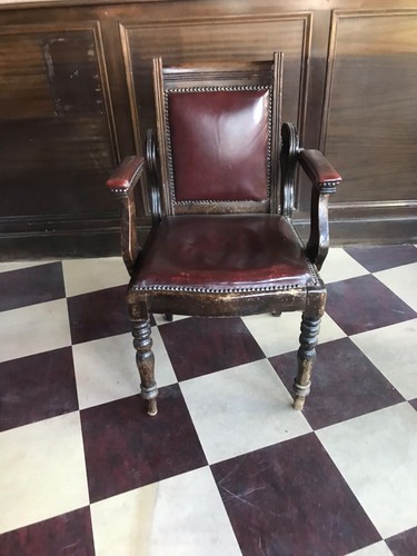 Antique victorian barber chair - victorian,