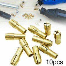 Brass drill chuck collet - brass,