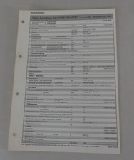 Inspection sheet Honda Civic Aerodeck 1.5i VTEC/LS type MB9 model year from 1998