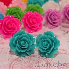 LARGE VINTAGE CARVED 22mm ROSE