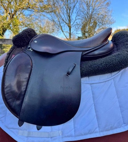 Brown gp barnsby saddle - 16",