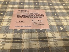 Cricket Test Match BBC ticket England v West Indies Egbaston 1973