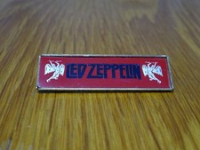 Rare Vintage Original Metal Led Zeppelin Rock Heavy Metal Music Band Pin Badge