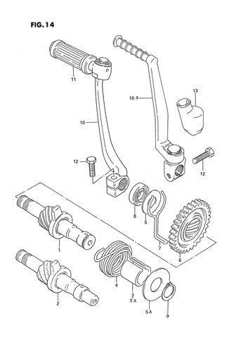 Suzuki genuine kick - genuine, starter
