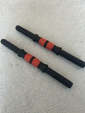 Garneck Threaded Dumbell Handle Set Adjustable Bar With spin Lock Collar Workout