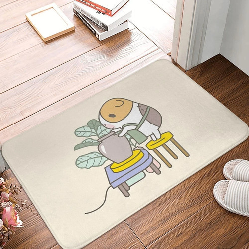 Cute guinea pig doormat non - guinea,