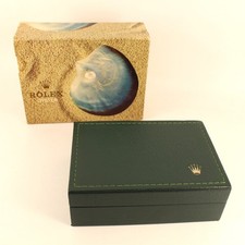 GENUINE ROLEX WATCH BOX VINTAGE GREEN 68.00.3 1970s 1980s DATEJUST 1601 RARE