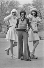 Mary Quant With Two Models At