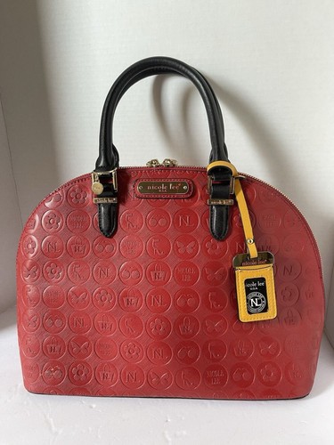Nicole lee handbag purse red - nicole,