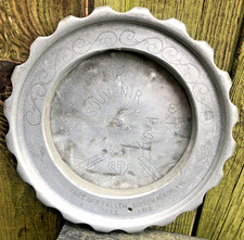 Vintage WW1 Trench art dish