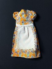 1970s vintage orange maxi