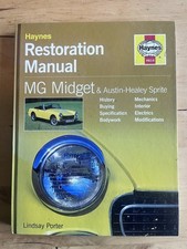 Haynes Restoration Manual for MG Midget and Austin-Healey Sprite Hard Cover