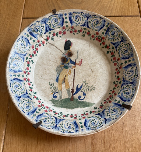 18thc french earthenware dish - 18thc,