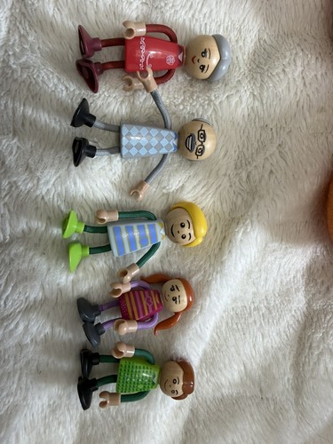 Vintage wooden bendy family - vintage,