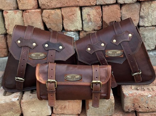 Vintage brown goat leather - brown,