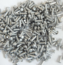 4oz x Solid Aircraft Rivets, 3/32" Diameter, 5/16" Long, MS20470-A3-5 [M20A1]