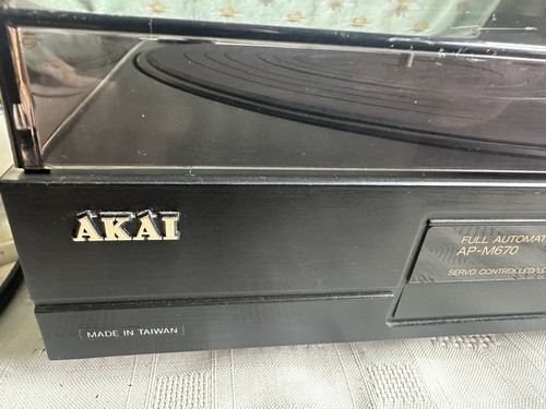 Akai m670 record player - akai,