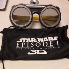 Star Wars Episode 1 3D Glasses - Phantom Menace - Pod Racer - Collectable