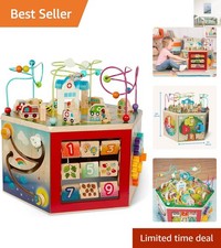 Battat Wooden Activity Cube