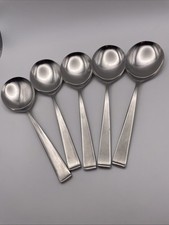 Vintage Fruit Spoons Viners International 18-8 Stainless Steel Empire 14.5cm