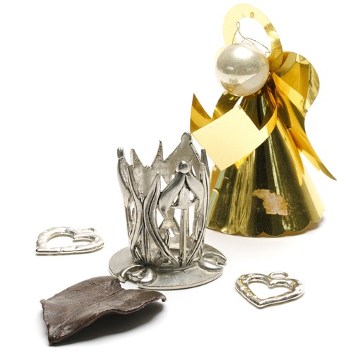 Art nouveau style pewter - style,