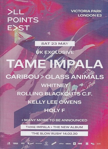 Tame impala london - impala,, 2020