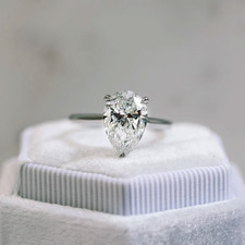 14k White Gold Ring For