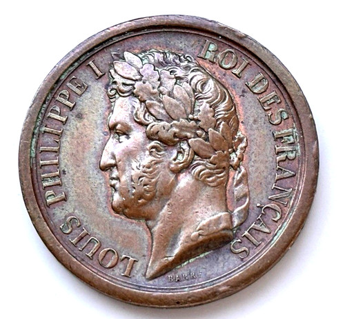 France bronze medal 1842 - 1842, louis