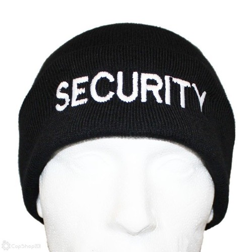 Security embroidered beanie - ,