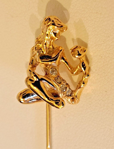 Vtg tie hat - stick, pin"snake