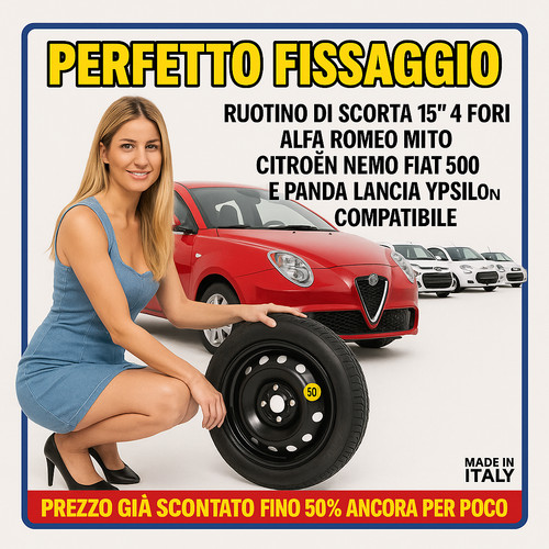 Space saver spare wheel 4 - wheel, "