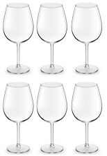 Large Crystal Red Wine glasses