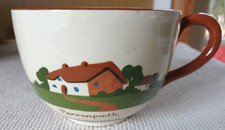 VINTAGE TORQUAY MOTTO WARE DARTMOUTH POTTERY LARGE CUP, PERRANPORTH