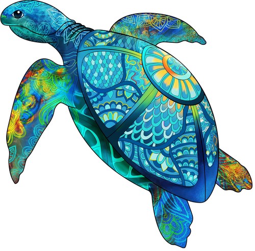 Eureka rainbow wooden puzzle - eureka,