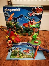 Playmobil 9430 Explorer Helicopter Pterodactyl Dinosaur Toy