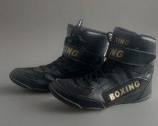 New Leather Boxing Shoes Light Weight Boxing Boots ADULTS BOXING COMBAT SPORTS