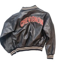 Chevignon Vintage Leather Jacket Size L