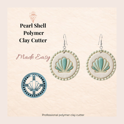 Pearl shell polymer clay - polymer,