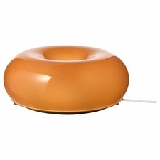 IKEA VARMBLIXT LED Table Wall Lamp Orange Glass Round Donut Sabine Marcelis- NEW