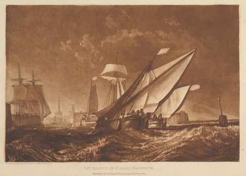 Turner entrance calais - entrance, of