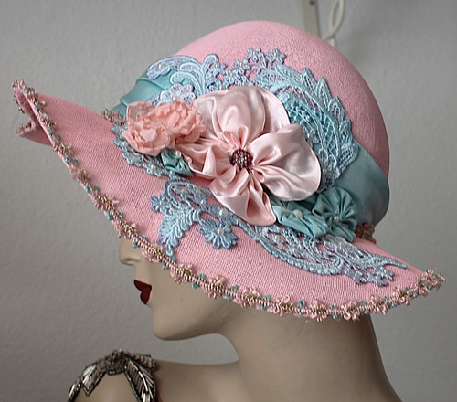 1920s vintage style wide brim - 1920s,