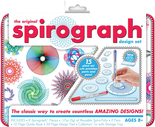 Spirograph design tin set - design,