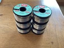 Multicore 6 Rolls  of Solder 250 gms Lead Free Grade 99C  Plumbing 10swg 3.25mm 