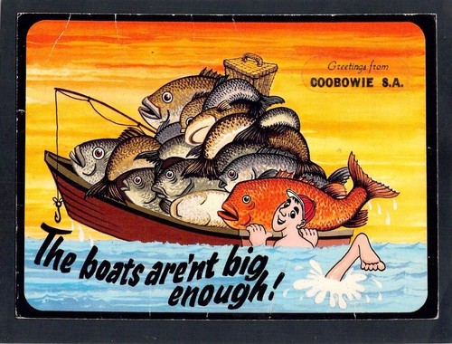 B0367 australia humour fishing - b0367,