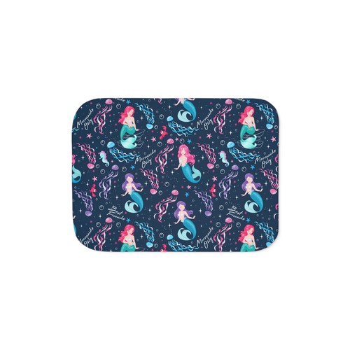 Mermaid sherpa blanket - sherpa,
