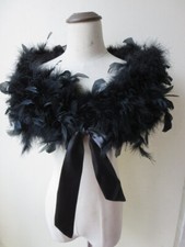 Real Ostrich Feather Fur Shrug
