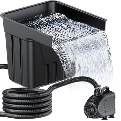 Pond waterfall kit with - kit, 4500